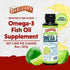 Barlean's Key Lime Pie High Potency Omega 3 Fish Oil Liquid Supplement, 1500mg of EPA& DHA Fatty Acid, Smoothie Flavored & Burpless for Brain, Joi...