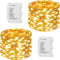 koopower 2X 50 LEDs Battery Fairy Lights on 16ft Waterproof Copper String for Outdoor (8 Modes), Warm White...