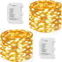 koopower 2X 50 LEDs Battery Fairy Lights on 16ft Waterproof Copper String for Outdoor (8 Modes), Warm White...