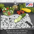 Cut N' Funnel Terrazzo Designer Flexible Plastic Cutting Board Mat 15" x 11.5", Made in the USA, Decorative, Flexible, Easy to Clean...