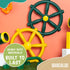 Barcaloo Playground Kids Steering Wheel Toy - Outdoor Playhouse Toys Plastic Pirate Ship Wheel for Jungle Gym or Swing Set Accessories...