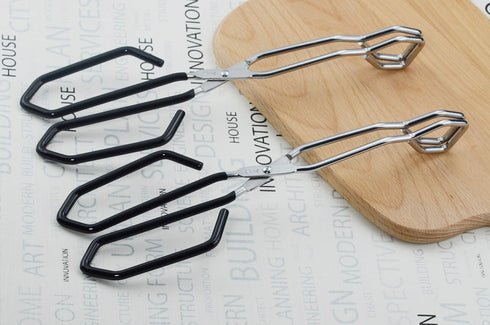 Scissor Cooking Tongs 11-Inch Stainless Steel Wire Tongs Kitchen Scissor Tongs, Set of 2...