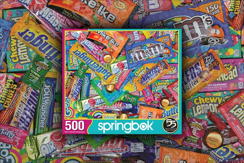 Springbok's 500 Piece Jigsaw Puzzle Sweet Tooth, Multi...