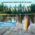 Havercamp Gone Fishin String Hanging Banner for Fish Fry, Bass Fishing, Freshwater Pond & Salt Water Tournament Fishing Decorations...