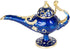 QIFU Hand Painted Enameled Magic Lamp Style Trinket Box Hinged Unique Gift for Home Decor...