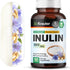 BIO KRAUTER Inulin Powder Capsules - Inulin Prebiotic Fiber 1200 mg Strength - 100 Count - Pure Soluble Fiber Supplements - Chicory Root Fiber Cap...