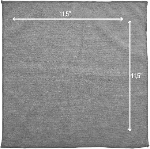 GREEN LIFESTYLE Microfiber Cleaning Cloth 12 Pack, Borderless Microfiber Towels Cleaning, Rags for Cleaning, Car Microfiber Towel, Drying Towels f...
