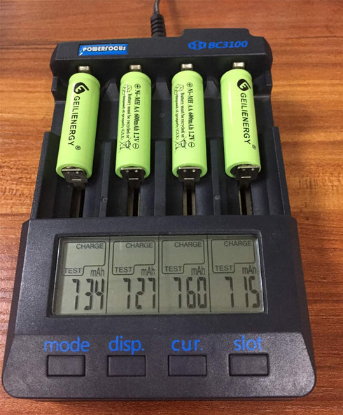 AA 600mAh 1.2V NiMH Rechargeable Batteries for Solar Light,Solar Lamp,Garden Lights Green(8 PCS)...