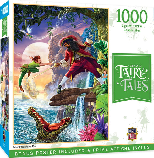 MasterPieces 1000 Piece Jigsaw Puzzle for Adults, Family, Or Youth - Peter Pan - 19.25"x26.75"...