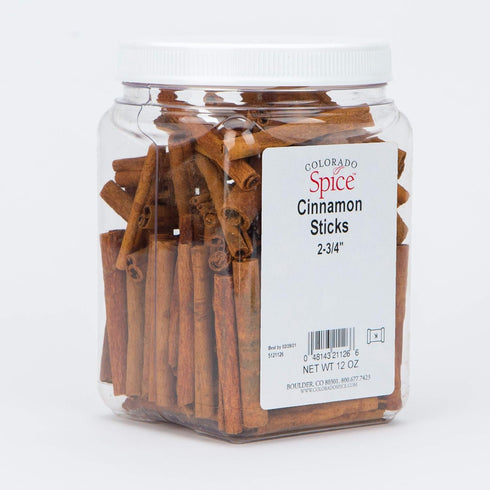 Colorado Spice Cinnamon, Whole Sticks 2-3/4", 12 Ounce Jar...
