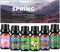 Essential Oils Set, Spring Scents Fragrance Oil Essential Oils for Diffuser Aromatherapy Oils - Spring Awakening, Fresh Cut Grass, Flozora Springt...