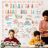 28PCS Hippie Today is A Great Day to Mindset Bulletin Board Set for Classroom Groovy Encouraging Paper Bulletin Board Decoration Set Hippie Cutout...