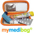 Double Epipen Carry Case - Hardcase Insulated Medication Bag - Bright Orange Epipen Holder, Highly Visible and Noticeable Medical Case for Emergen...