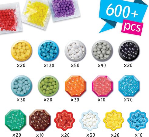 Aquabeads Arts & Crafts Ocean Life Theme Refill with Beads and Templates...