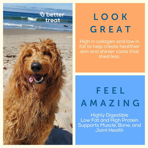 A Better Treat – Freeze Dried Chicken Breast Dog Treats 3 oz, Free Range, Single Ingredient | Natural Healthy High Value | Gluten Free, Grain Free...