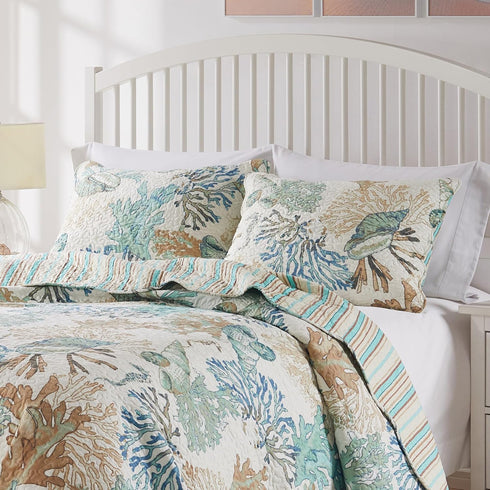 Barefoot Bungalow Atlantis Pillow Sham, King, Jade,GL-1810AKS...