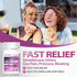 HealthA2Z® Gas Relief Simethicone 250mg | Maximum Strength | Fast Gas Relief | Relieve Symptoms Naturally (100 Softgels (Pack of 1))...