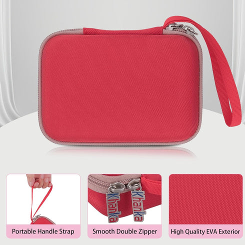 khanka Hard Travel Case for Kodak smile+/ Kodak Smile Plus Wireless Digital Instant Print Camera with Effect-Changing Lens, 2x3” Sticky-Backed Pho...