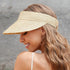 EW East Water Women's Natural Straw Sun Hat, Visor for Women, Beach Hats for Women, 50 SPF Sun Protection, One Size Fits Most...