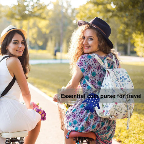 Shark Coin Purse Small Wallet for Women Cute Plush Cartoon Coin Pouch Cosmetic Items Bag for Headphones?coins?Banknotes and Lipstick (with Keychai...