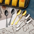 12 Pcs Black Demitasse Espresso Spoons Set, 4.7" Mini Coffee Spoons, Tiny Tea Spoons, Stainless Steel Small Spoons for Dessert, Tea, Appetizer, Sm...