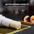 ISSEVE Sushi Making Kit Sushi Bazooka Maker with Bamboo Mats and Chopsticks, Paddle, Spreader, Sushi Knife, DIY Sushi Roller Machine...