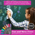 Loddie Doddie Liquid Chalk Markers - 8 Count, 6mm Reversible Chisel & Bullet Tips - Erasable Macaron Pastel Pens for Chalkboard & Acrylic Calendar...