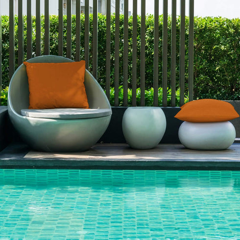 4 Pack Decorative Outdoor Waterproof Throw Pillow Covers, Square Patio Balcony Garden Waterproof Cushion Case, PU Coating Pillow Shell for Couch, ...