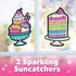 Creativity for Kids Big Gem Diamond Painting Kit: Sweets Stickers and Suncatchers - Diamond Art for Kids, DIY Stickers and Suncatcher Kit for Girl...