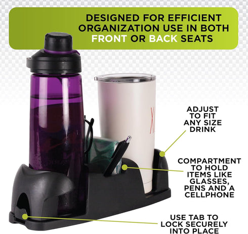 Go Gear SMT Twin Cupholder, (Black)...
