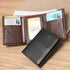 Wallet for Men Leather Wallet Mens RFID Blocking Trifold Wallet Black Men's Front Pocket Wallets Credit Card Holder Thin Compact Travel Wallet Gif...