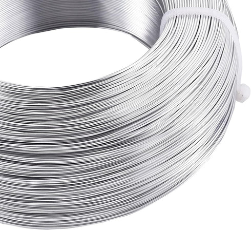 Pandahall 984 Feet Silver Aluminum Craft Wire 20 Gauge Flexible Metal Wire for Jewelry Making...