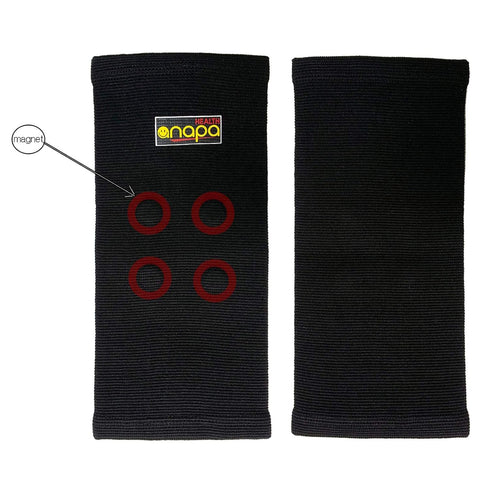 Pain Relief Elbow Sleeve Arm Support Magnetic Ore Therapy KFDA (L(9.45~11.02 in))...