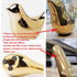 FANTESTICRYAN Small Birds Statues Gold Home Decor Modern Style Figurine Decorative Ornaments for Living Room, Bedroom, Office Desktop, Cabinets...