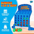 Point Games Bounce 4 in a Row - Travel Friendly Storage Case- Classic Board Games w Twist - Line Up 4 Classic Game - Strategical Thinking and Aim ...