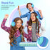 Kids Headphones, Wired Headphones for Kids with Microphone, 85/94dB Volume Limiter Headphones for Girls Boys with Sharing Jack, Foldable Headphone...
