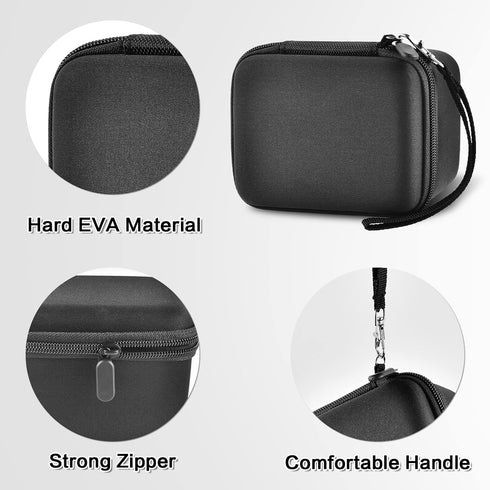 Vlogging Camera Case Compatible with Duluvulu/for TEBNGIHNM/for zheozeig/for Oiadek 4K Digital Cameras for Youtube. Vlog Camera Carrying Storage f...