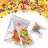 100 Pack Mylar Bags 3.3 x 5.1 Inch Resealable Smell Proof Bags Foil Pouch Flat Bag with Clear Window Pink...