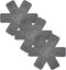 VHD Felt Pot and Pan Protectors - Set of 3, Pot Dividers Pads, Stacking Pan Protectors, Pan Separators, Bowl & Plate Separators, Pads for Protecti...