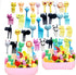 UOUYOO 36 Pcs Animal Food Picks for Kids, Cute Cartoon Animal Fruit Food Toothpicks,Reusable Lunch Picks for Kids Bento, Lunch Bento Box Picks for...