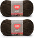 Bulk Buy: Red Heart Soft Yarn (2-Pack) (Chocolate)......