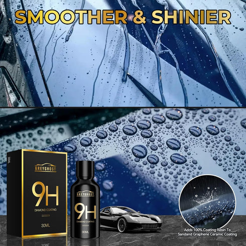 Greyghost Ceramic Coating for Cars, Mr Fix 9h Nano Coating Kit Super Ceramic Car Coating Hydrophobic, Car Paint Protection Anti Scratch Glass Coat...