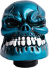 Skull Stick Shift Knob Resin Skeleton Head Shifter Knob Cool Style Shifter Lever Knob Fit Most Manual Automatic Car Tuck Vehicle, TA40C, Blue 2...