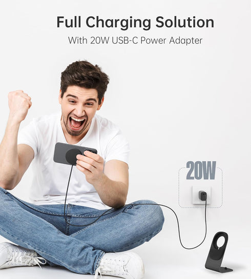 Magnetic Wireless Charger for Apple Series, Mag-Safe Charger Stand 15W Fast Wireless Charging Stand/Pad for iPhone 15 14 13 12 Pro Max Mini, Airpo...