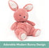 GUND Baby Oh So Snuggly Bunny Stuffed Animal, Bunny Toddler Toy, Dusty Rose Pink, 12.5"...