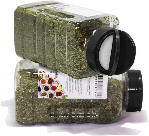 Cerez Pazari Dried Mint Leaves 5.3oz |%100 Natural, Non-irradiated, Non-GMO, Gluten Free, Raw Turkish Dried Spearmint Leaves, Crushed Peppermint T...