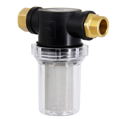 Twinkle Star Hose Filter Attachment Line Water Hose Filter with 100 Mesh and 40 Mesh Screen, 2Pcs O-Ring, Garden Hose Filter Pressure Washer Inlet...