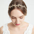 Crystal Headband Bridal Tiara Flower Shape Women's Headpiece Metal Rhinestone Headbands For Girls...