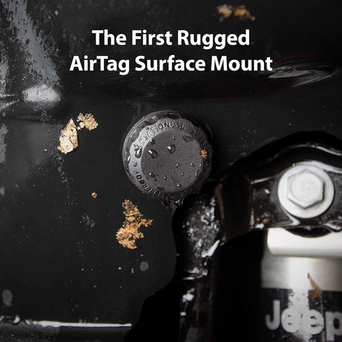 Elevation Lab TagVault™ Surface AirTag Adhesive Mount - The Original Waterproof AirTag Stick-On Holder | 3M VHB, Ultra-Durable, Screw-On Design, F...