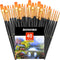 BOSOBO Paint Brushes Set, 4 Pack 40 Pcs Round Pointed Tip Paintbrushes Nylon Hair Artist Acrylic Paint Brushes for Acrylic Oil Watercolor, Face Na...